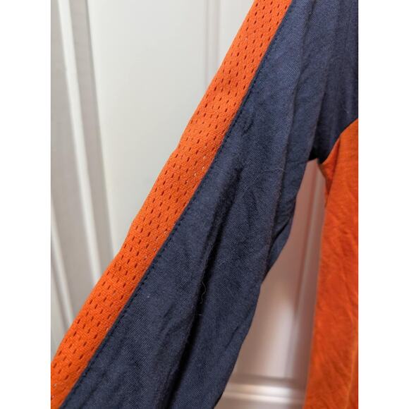 Chicago Bears NFL Team Apparel Long Sleeve Shirt Blue Orange Women's Size S New! - Picture 3 of 8